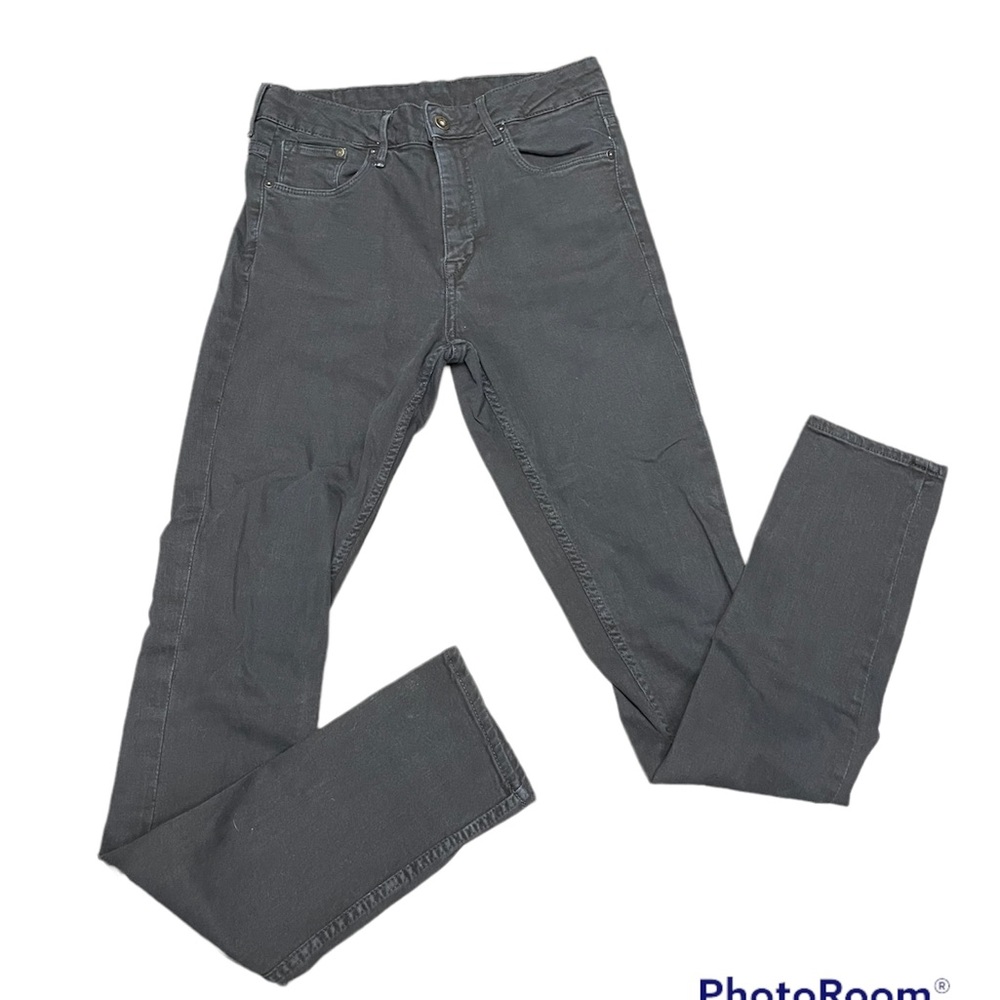 H&M black high waisted skinny jeans
